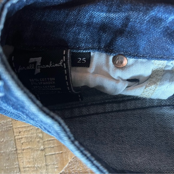 7 for all man kind straight leg a pocket jeans - Picture 5 of 6